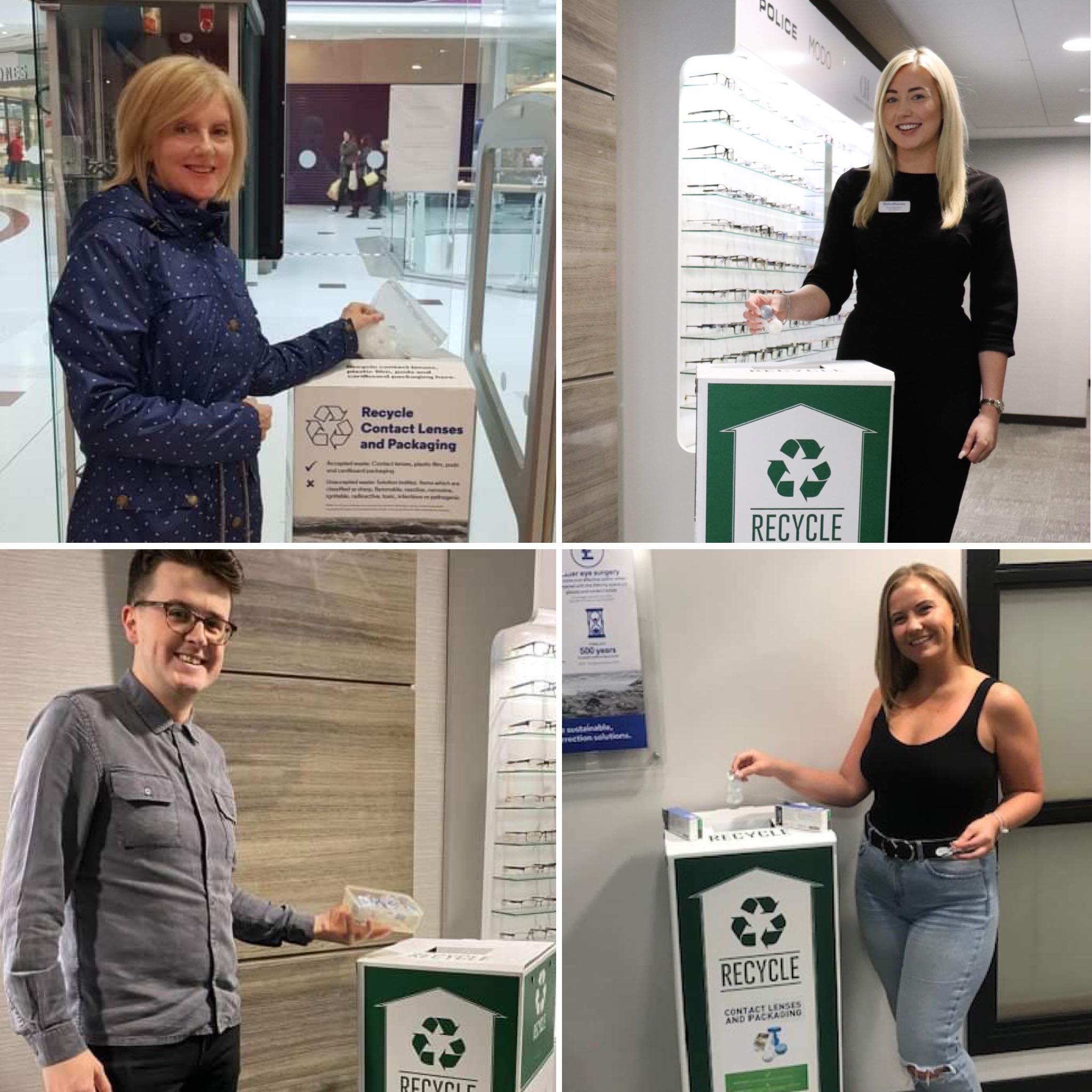 Recycle your contact lenses and glasses Optical Express